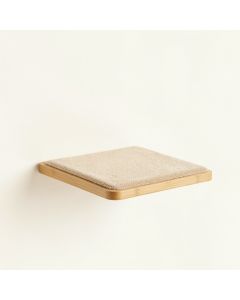 Linden Crossing Wall-Mounted Cat Perch - Beige (synthetic illustration; no displayed measurements)