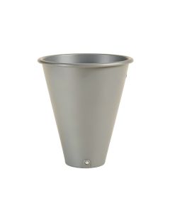 Vale Brook Empty Railing Planter With Integral Brackets - Gray (synthetic illustration; no displayed measurements)
