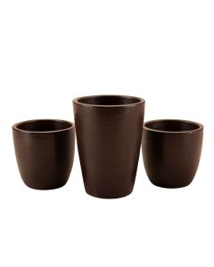 Richon 3 - Piece Polyrattan Cachepot Set