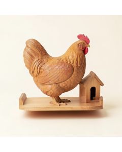 Jaydn Rooster And Hen Shelf Decorations (synthetic illustration; no displayed measurements)