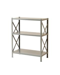 Dawn Crest Empty Seed-Starting Shelving Unit Without Lights - Gray