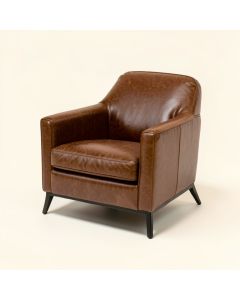 Kasha 26 '' Wide Genuine Leather Armchair (synthetic illustration; no displayed measurements)