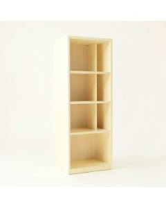 Lake Dell Narrow Cubby Tower - Ivory (synthetic illustration; no displayed measurements)