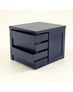 Briar Canyon Small-Parts Storage Drawer Cabinet - Navy (synthetic illustration; no displayed measurements)