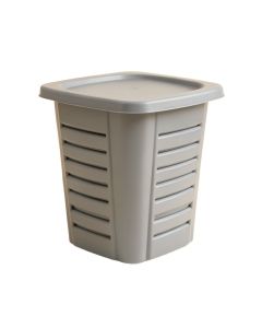 Meadow Bluff Closed Garden Compost Bin - Gray (synthetic illustration; no displayed measurements)