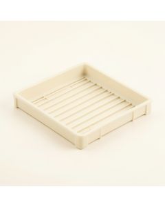Moss Bridge Empty Under-Desk Cable Tray - Cream (synthetic illustration; no displayed measurements)