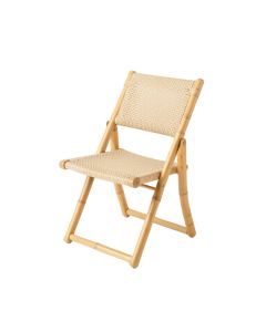 Wren Bluff Folding Outdoor Chair - Beige