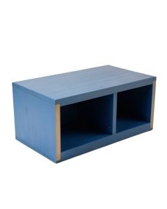 Shore Arc Shoe Storage Bench - Blue