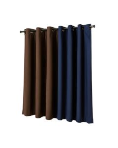 Huang Solid Max Blackout Thermal Grommet Single Curtain Panel