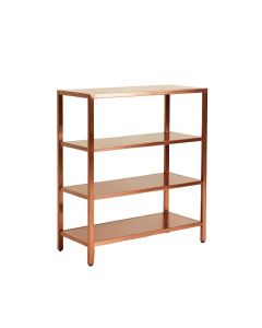 Neron 70.8 '' H X 70.8 '' W Copper Etagere Bookcase