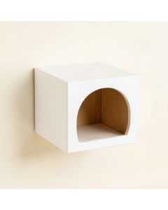 River Crossing Wall-Mounted Cat Perch - White (synthetic illustration; no displayed measurements)