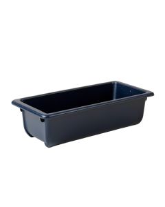 Cove Crossing Empty Railing Planter With Integral Brackets - Navy
