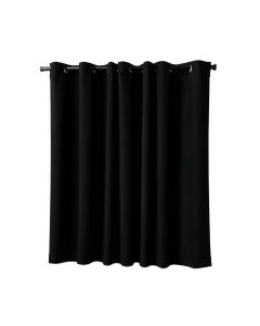 Solid Color Blackout Thermal Grommet Single Curtain Panel