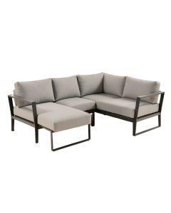 Ahlers Patio Sectional With Cushions (synthetic illustration; no displayed measurements)