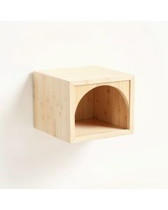 Olive Canyon Wall-Mounted Cat Perch - Ivory (synthetic illustration; no displayed measurements)