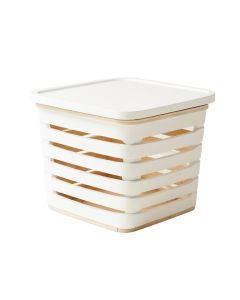 Harbor Branch Laundry Hamper - White