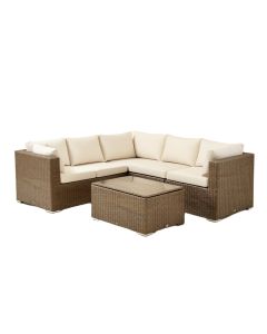 Halla Patio Furniture On Clearance 7 Piece Rattan Sectional Seating Group With Cushions