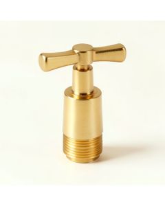Purist Pressure Balancing Valve Trim With Cross Handle (synthetic illustration; no displayed measurements)