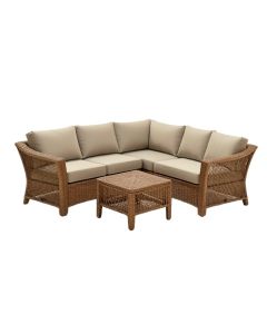 Baudin Patio 3 Piece Seating Group With Cushions