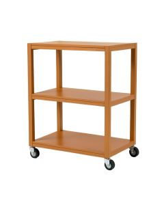 Ridge Dale Empty Rolling Workshop Cart - Terracotta