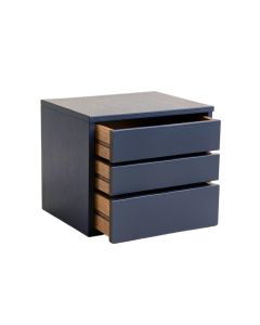 Bay Brook Small-Parts Storage Drawer Cabinet - Navy (synthetic illustration; no displayed measurements)