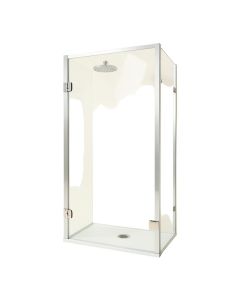 56 '' - 60 '' W X 76 '' H Door Opening Frameless Shower Door