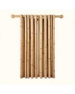 Sharece Star Fish Beach Bamboo Beaded Single Curtain Panel (synthetic illustration; no displayed measurements)