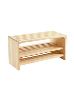 Cliff Dale Shoe Storage Bench - Beige