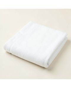 Rowan Crest Bath Towel - White (synthetic illustration; no displayed measurements)