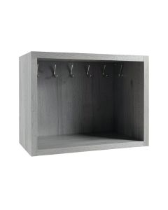 Maple Branch Empty Mug-Storage Cabinet Insert - Gray