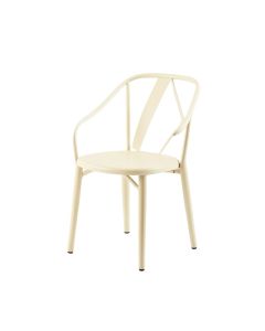 Reed Edge Dining Chair - Ivory