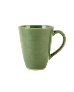 Linden Branch Ceramic Mug - Green (synthetic illustration; no displayed measurements)