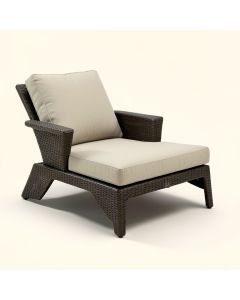 Waterbury Sectional Patio Chair With Cushions (synthetic illustration; no displayed measurements)
