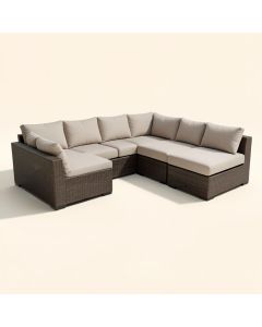 Waterbury 9 Piece Sectional Seating Group With Cushions (synthetic illustration; no displayed measurements)