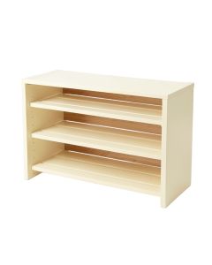 Summit Crest Shoe Storage Bench - Cream (synthetic illustration; no displayed measurements)