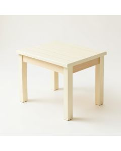 Hill Bridge Compact Balcony Table - Cream (synthetic illustration; no displayed measurements)
