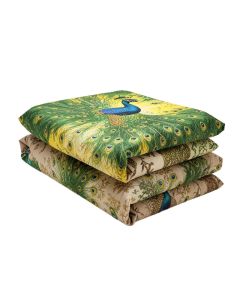 Chinoiserie Chic Peacock Duvet Cover Set (synthetic illustration; no displayed measurements)