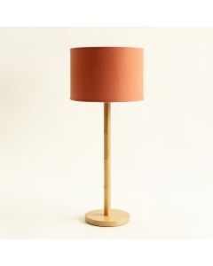 Fern Arc Floor Lamp With A Plain Fabric Shade (synthetic illustration; no displayed measurements)