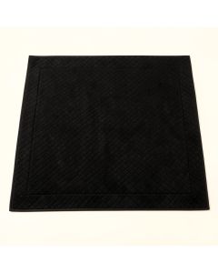 Moss Arc Bath Mat - Black (synthetic illustration; no displayed measurements)