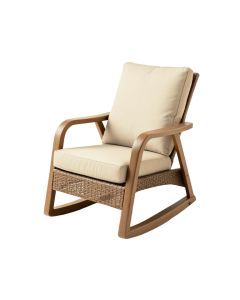 Orahh Patio Rocking Chair With Cushions