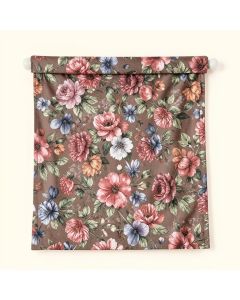 Raheem Floral Room Darkening Rod Pocket Curtain Panel (synthetic illustration; no displayed measurements)