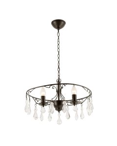 Birchley 2-Light Crystal Chandelier