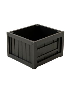 Wren Bend Empty Furniture-Style Litter Enclosure - Black (synthetic illustration; no displayed measurements)