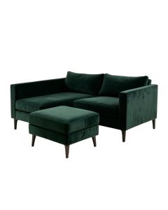 Jasper 119 '' Wide Velvet Sofa & Chaise