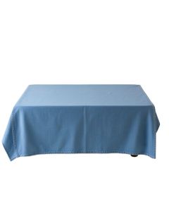 Vale Edge Flat Bed Sheet - Blue