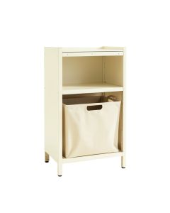Glen Branch Freestanding Pull-Out Hamper Cabinet - Ivory (synthetic illustration; no displayed measurements)