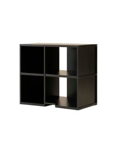 Lake Crossing Desktop Shelving Unit - Black (synthetic illustration; no displayed measurements)
