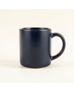 Alder Crest Ceramic Mug - Navy (synthetic illustration; no displayed measurements)