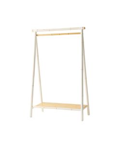 Hazel Arc Empty Garment Rack - White (synthetic illustration; no displayed measurements)