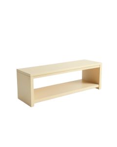 Clay Bend Narrow Outdoor Storage Bench - Beige